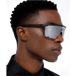 Shield Sunglasses Oversized Mirrored Lens UV400 Protection Sport Ski Driving New